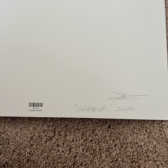 📦 Glitterati Painting Signed By Artist - Picture 5 of 5